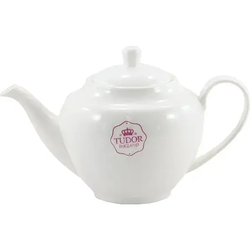 Чайник заварочный Tudor Сетка фарфоровый 990 мл белый (TU1040)