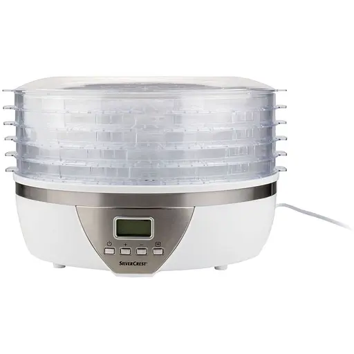 Дегідратор-сушарка для овочів і м'яса SilverCrest SDA 350 A2 350 Вт до 70°С автоматична 5 лотків - фото 1