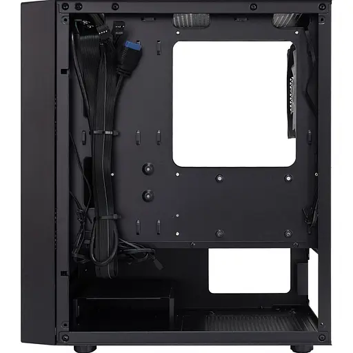 Корпус 1stPlayer BS-2-BK-3F1 Black [134425] - фото 6