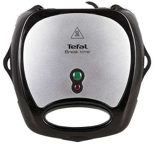 Мультимейкер Tefal Break time Break time 700 Вт комплект 3 пластины тефлон пластик черно-серебристый - фото 2