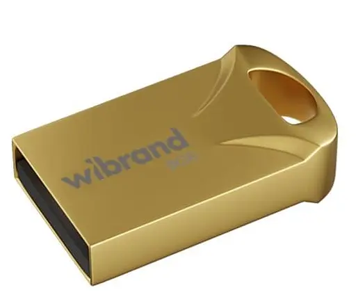 Flash Wibrand USB 2.0 Hawk 8Gb Gold - фото 1
