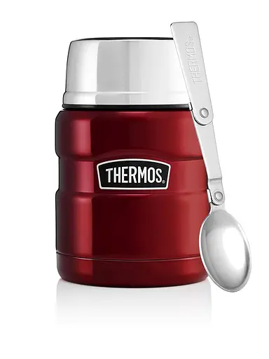 Термос пищевой Thermos Stainless King 470 ml Red - фото 6