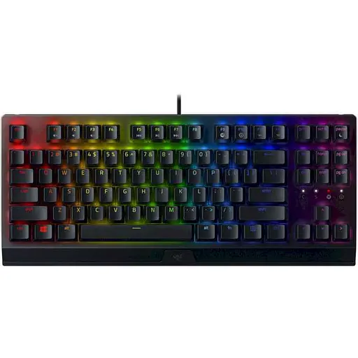 Клавіатура Razer BlackWidow V3 TKL RGB Green USB Black (RZ03-03490700-R3R1) - фото 1