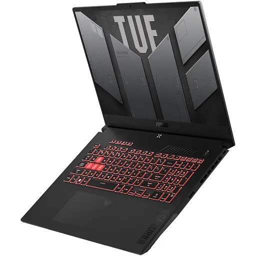 Ноутбук Игровой ASUS TUF A17 с процессором AMD Ryzen™ 7 7445HS pana la 4.70 GHz, 17.3”, Full HD, 144Hz, IPS, 16GB DDR5 RAM, 1TB SSD, NVIDIA® GeForce RTX™ 405 - фото 8