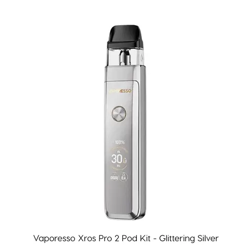 Под-система Vaporesso XROS PRO 2 30W Pod 2000mAh 3ml электронная сигарета Kit Glittering Silver (18820) - фото 2