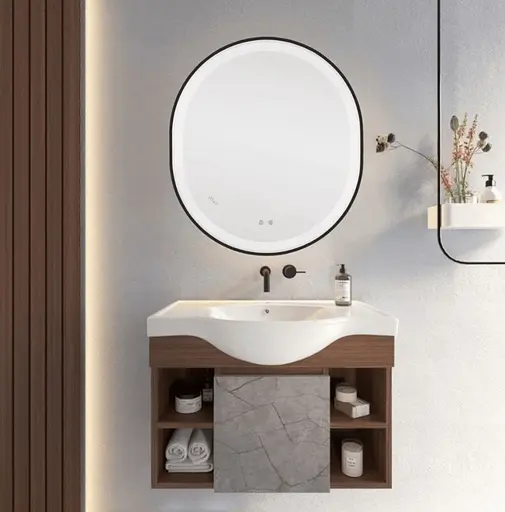 Дзеркало Qtap Gemini (GE1) овальне з LED-підсвічуванням Touch QT2578R8072B - фото 12