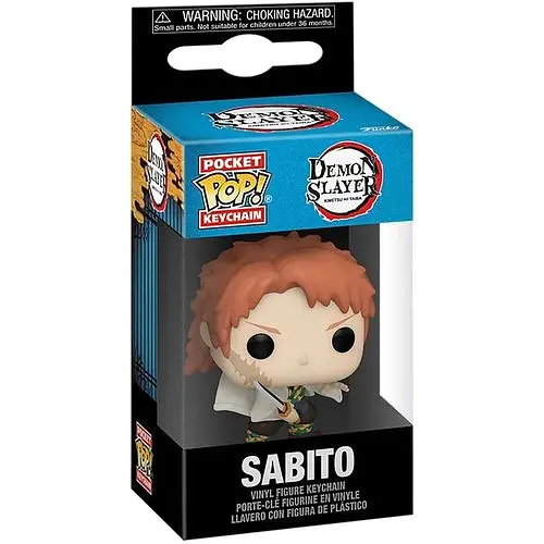 Фігурка-брелок Funko Pop Demon Slayer Sabito Клинок що розсікає демонів Сабіто 4 см DS S K1404 - фото 1