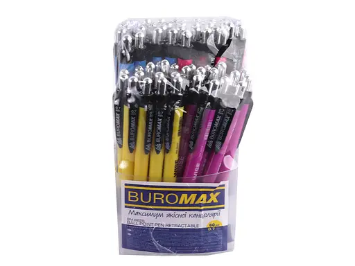 Ручка шариковая автоматическая Wise, 0.7 мм, голубая, 60 шт., BM.8228