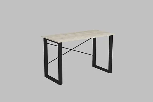 Письмовий стіл Ferrum-decor Драйв 750x1400x700 Чорний метал ДСП Дуб Сонома 16 мм (FRD-103195) - фото 5