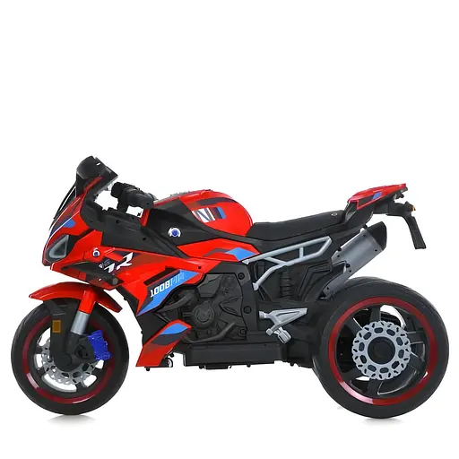 Електромобіль дитячий Bambi Мотоцикл M 6143EL-3 триколісний 12V7AH світло музика EVA - фото 3