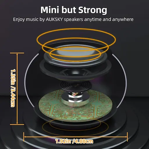 Мініатюрний Bluetooth-динамік 2 портативних міні-динаміка бездротовий для телефону/ПК/планшета - фото 2