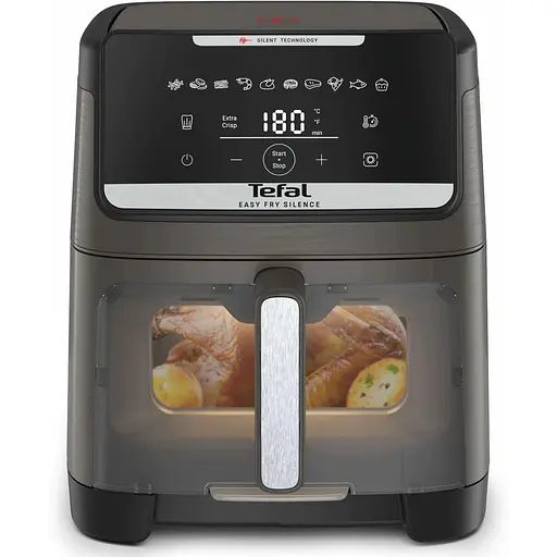 Мультипіч Tefal Easy Fry Silence XXL 1800Вт темно-сірий