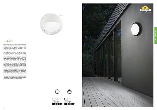 Вуличний світильник Ideal Lux LUCIA-1 AP1 NERO (096674) - фото 6