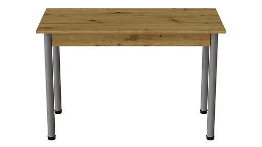 Стіл кухонний Ferrum-decor Беніта 75x120x60 Сірий ДСП Дуб Артізан 16мм (FRD-105689) - фото 3