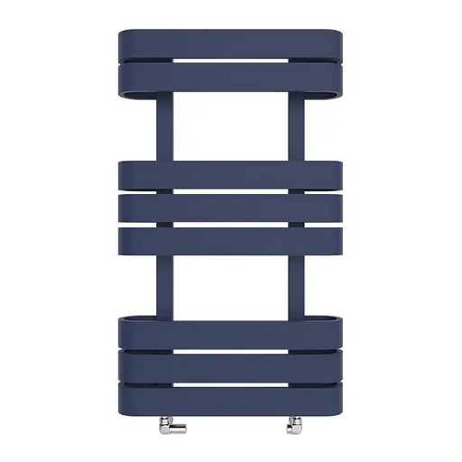 Рушникосушка дизайнерська Ideale Olivia 11 8/850/500 синій, Чорний - фото 1