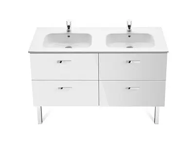 Тумба з умивальником Roca Victoria Basic 120 см Білий A855850806 - фото 2