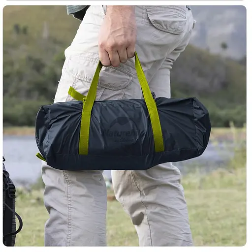 Одноместная палатка Naturehike Cycling 1 NH18A095-D 210T (Темно-зеленый) - фото 5