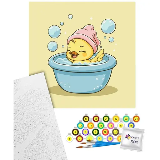 Картина по номерам Art Craft Кря-Кря 30х30 см (15613-AC) - фото 1