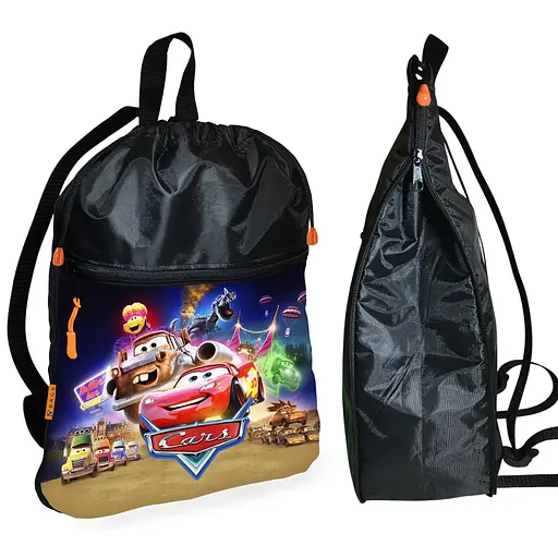 Школьный рюкзак детский Тачки Молния Маккуин + Сумка для обуви спортивной формы рюкзак-мешок мальчику (01848) - фото 2