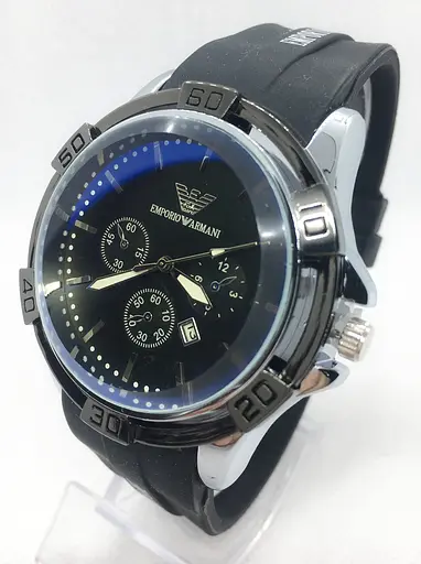 Наручний годинник чоловічий No Brand Emporio Armani Чорний (IBW553BS) - фото 2