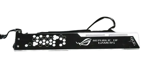 Підставка для відеокарти CoolMoon ROG-28CM Horizontal 5V ARGB Black (ROG-28CM ARGB BLACK)