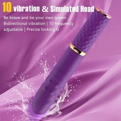 Мини секс-машина с поступательными движениями 10 режимов Фиолетовый - фото 10