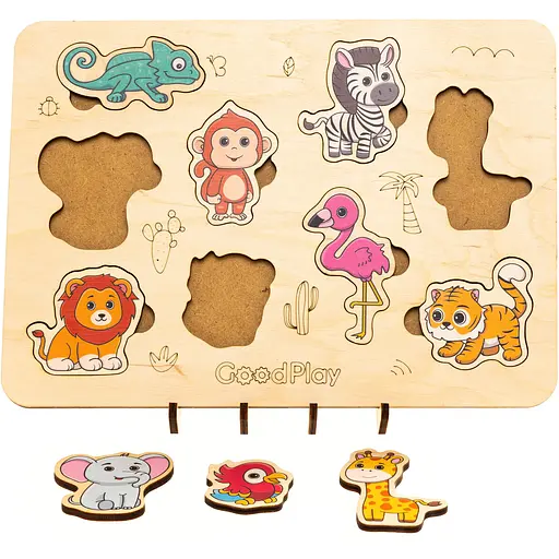 Пазл-сортер GoodPlay Сафарі (PS-4-016) - фото 3