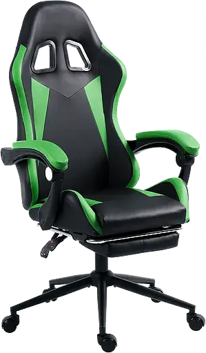 Геймерское кресло GT Racer черное с зеленым (X-2323 Black/Green) - фото 6