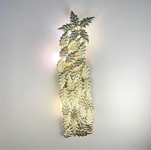 Видовжена модель бра у флористичних мотивах Line F колір корпусу сатин - фото 6