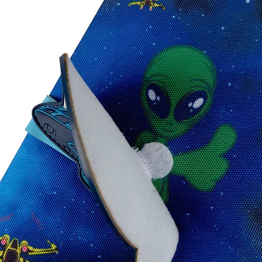 Школьный пенал твердый одинарный с двумя клапанами Yes UFO HP-04 - фото 6