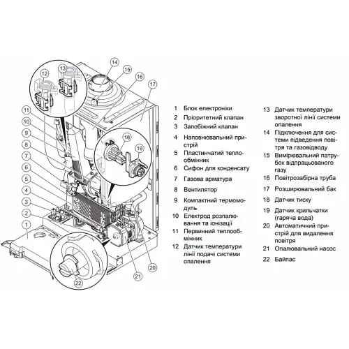 Газовый котел Vaillant ecoTEC pure VUW 286 7-2 - фото 6