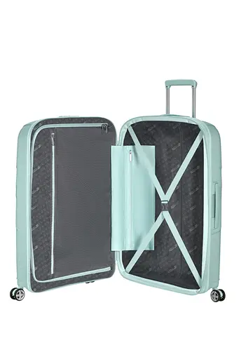 Чемодан American Tourister STARVIBE METALLIC SURF BLUE 77х51х30(33) 77 См MD5*21004 - фото 2