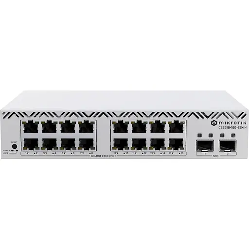 Коммутатор MikroTik Ethernet CSS318-16G-2S+IN (CSS318-16G-2S+IN) - фото 2