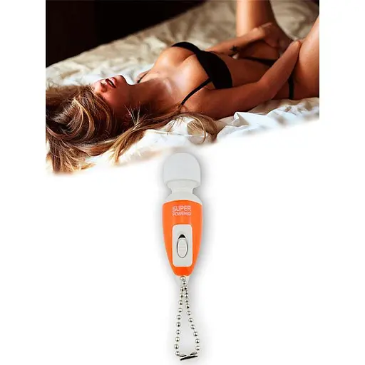 Мини-вибратор "Ключик" 6,5 см Оранжевый K0109-1 - фото 2