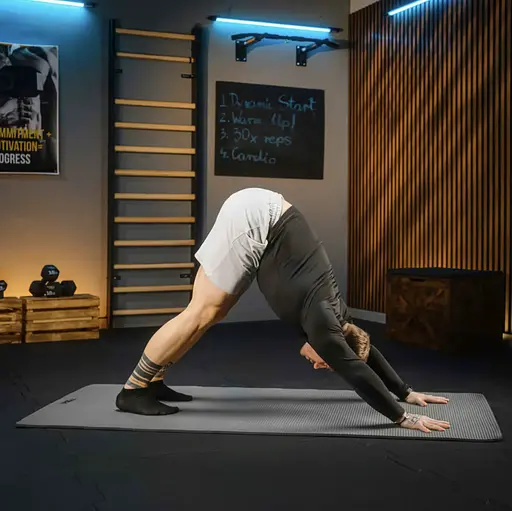 Коврик для йоги Trex Sport TX-019NGM NBR 1 см 190х80 сірий - фото 7