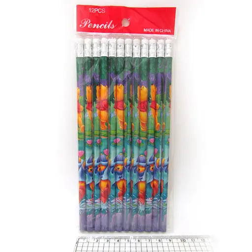 Карандаш VP, HB, с ластиком, 12 шт.