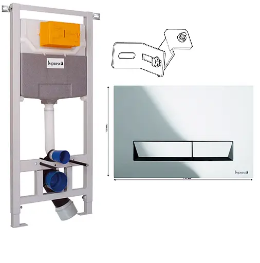 Інсталяція для унітазу 3 в 1 Imprese i8120 - фото 1