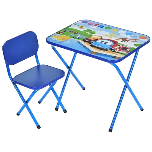 Детский столик Bambi M 5962-4 Грузовик фигуры складной со стульчиком