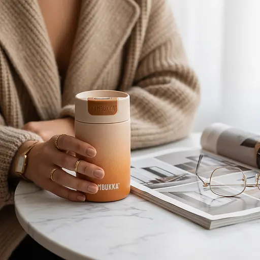 Термокружка Kambukka Olympus 300 мл мокко-кремовый (11-02030) - фото 11