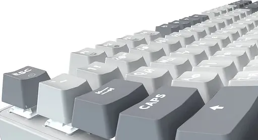 Клавіатура дротова GamePro Genesis Metallic Outemu Red Swithes USB White (MK110W) - фото 5