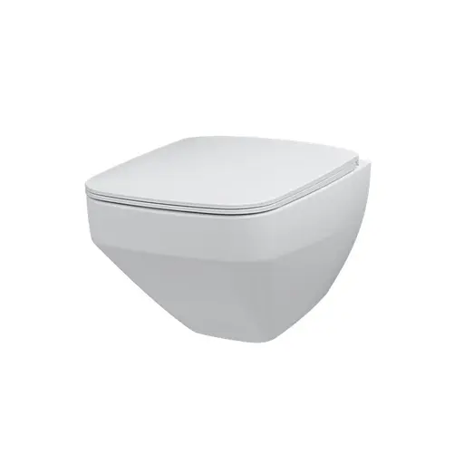Унитаз подвесной AM.PM Inspire V2.0 безободковый FlashClean с сиденьем Slim Soft Close (C50A1700SC) - фото 1