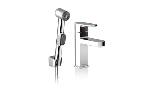 Змішувач з гігієнічною лійкою Ravak Chrome CR 112.00 X070092, Хром - фото 1