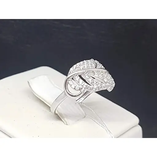 Серебряное кольцо Империя золота с фианитами. Артикул КВ1388С 18 - фото 3