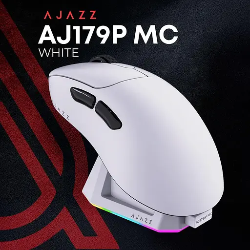 Миша Ajazz AJ179P MC White (AJ179P-MC-W) - фото 7