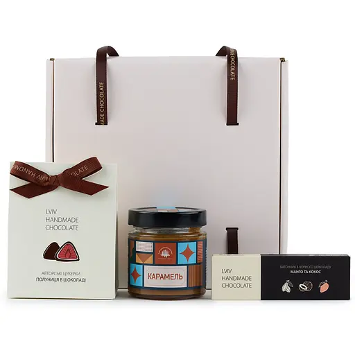 Подарунковий набір Львівська Майстерня Шоколаду Солодкий комплімент 378 г - фото 1