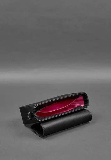 Жіноча шкіряна сумка Mary чорна - фото 3