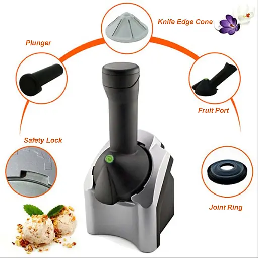 Морозивниця Yonanas Healthy Dessert Maker Princess Йонанас, сорбетниця Original - фото 3