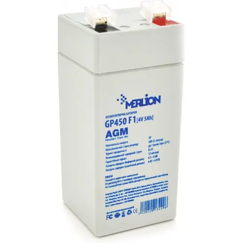 Акумулятор Merlion AGM GP450F1 4V 5Ah
