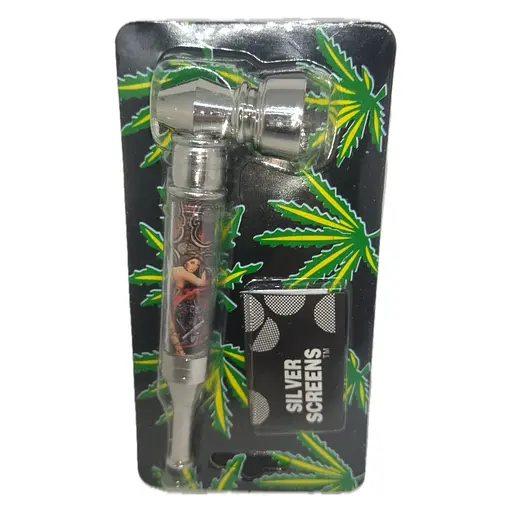 Трубка курильна металева №HL-YD038-3 Дівчина (15565)