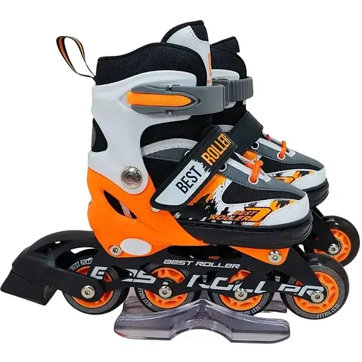 Дитячі ролики Best розмір 30-33 (61720-S) помаранчеві - фото 3